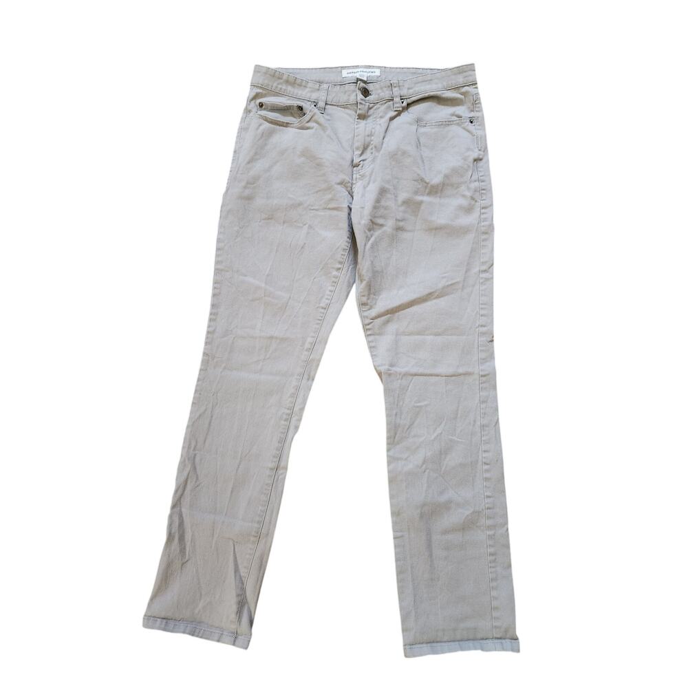 Amazon Essentials Mens Pants 33x32 Light Gray Slim Fit Chino Casual